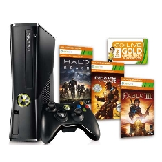 Consola Xbox 360 Premium 250 Gb   Fable Iii   Halo Reach   Gears Of War 2   3 Meses Xbox Live Gold